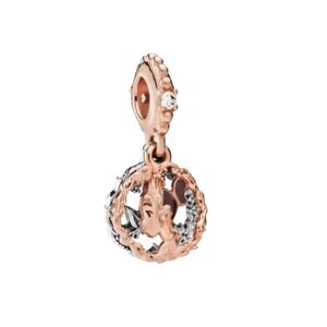 LINX DISCONTINUED Rose Gold & Sterling Silver Princess & the Frog Bracelet Charm